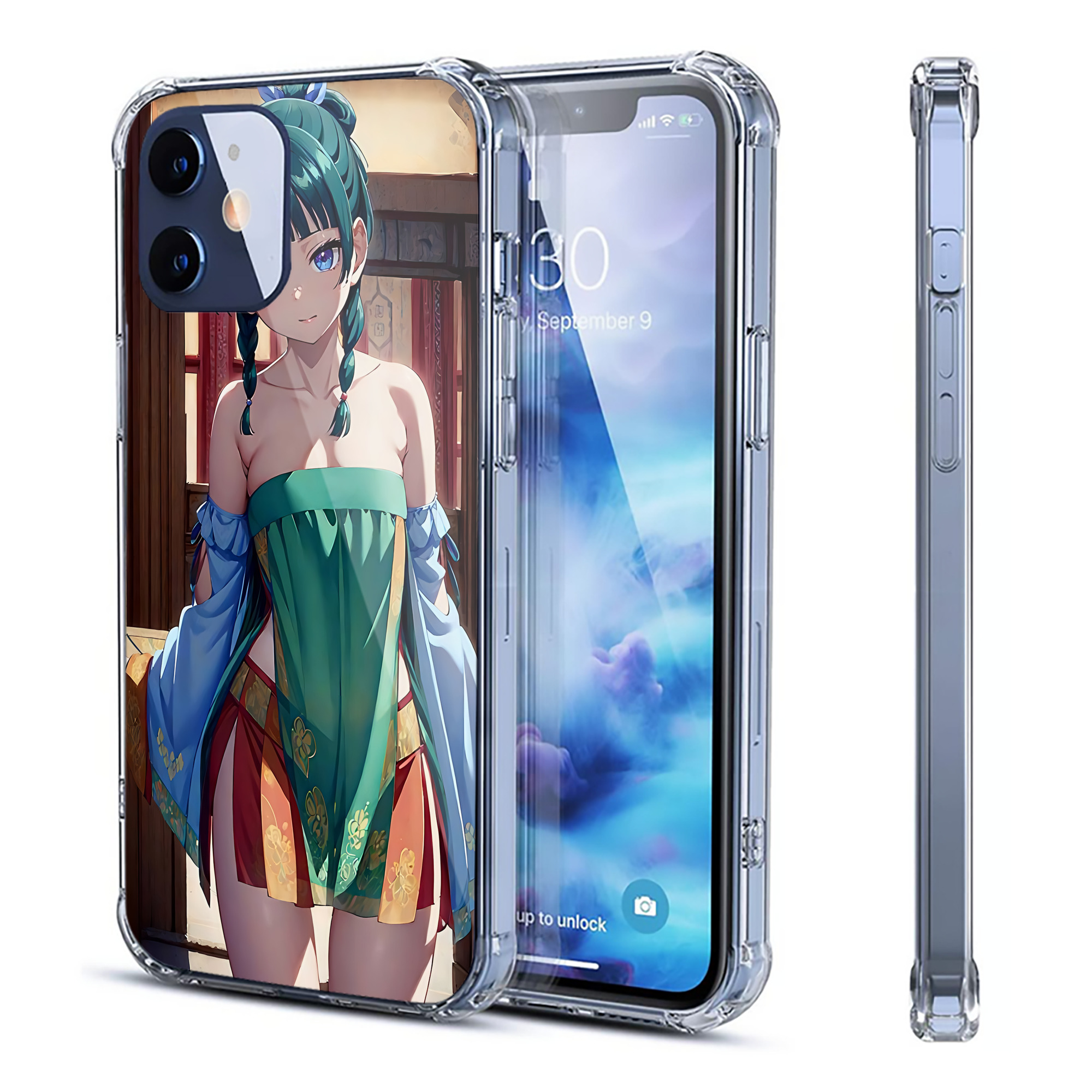 （画像用） 薬屋のひとりごと The Apothecary Diaries 【iPhone 12シリーズ対応】透明スマホケース（クリアソフトケース）